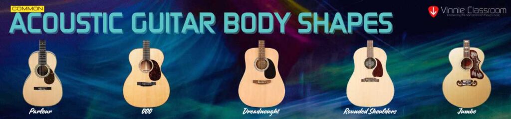 acoustic guitar body shapes