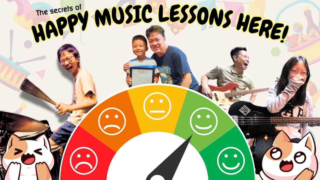 Music school with happy music lessons for kids in Singapore