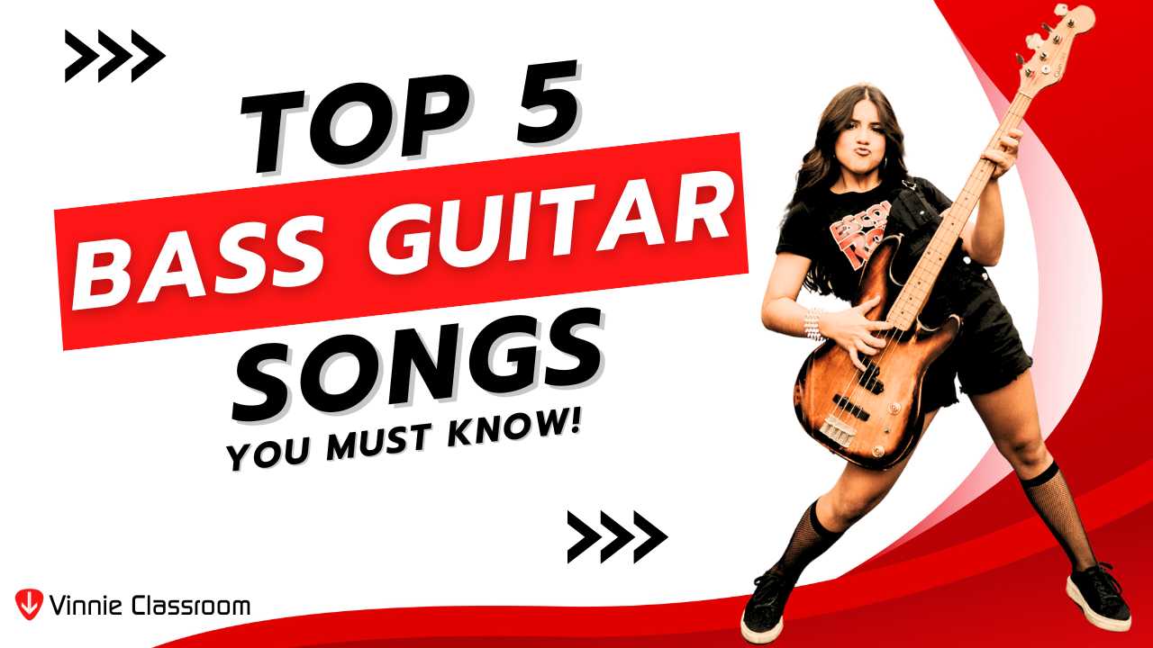 Top 5 songs for beginners on the Bass Guitar